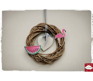 Stickserie - Flamingo Tropical